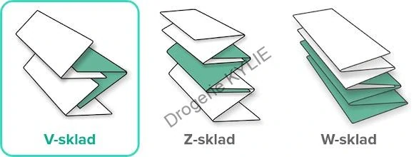 Papírové ručníky skládané Papernet 2-vrstvé extra bílé, 3990 ks