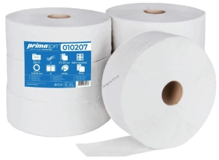 Toaletní papír JUMBO primaSOFT, 28 cm, 2vrstvý, 6 rolí