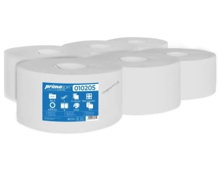 Toaletní papír JUMBO primaSOFT, 19 cm, 2vrstvý, 12 rolí